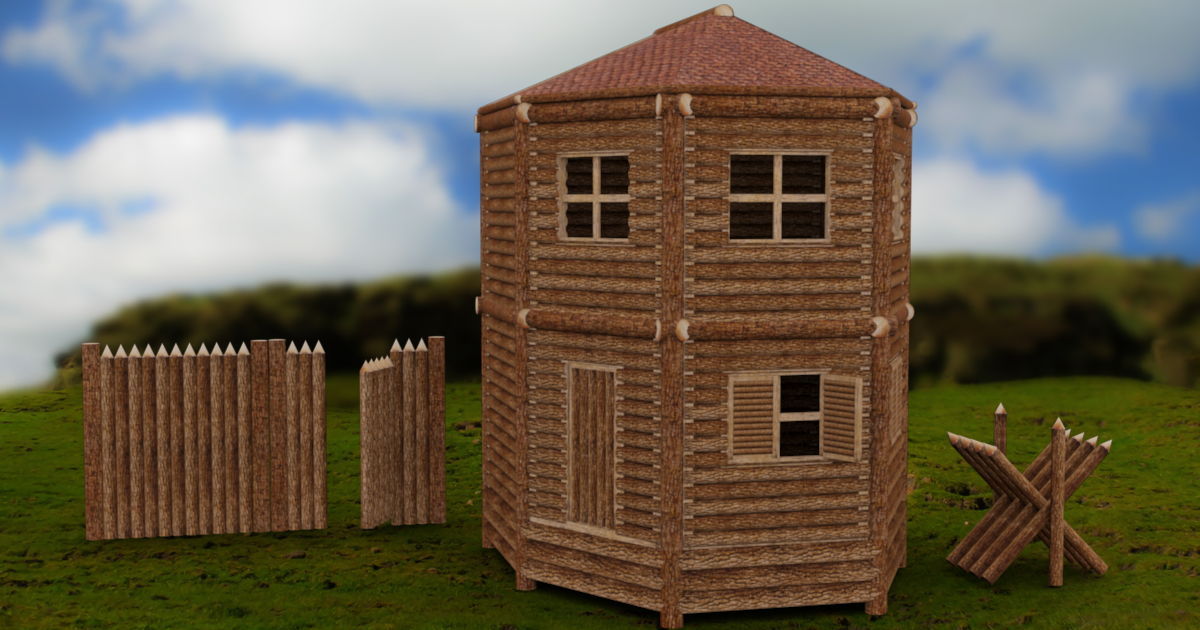 Construction for Log Houses | 3D 풍경 | Unity Asset Store
