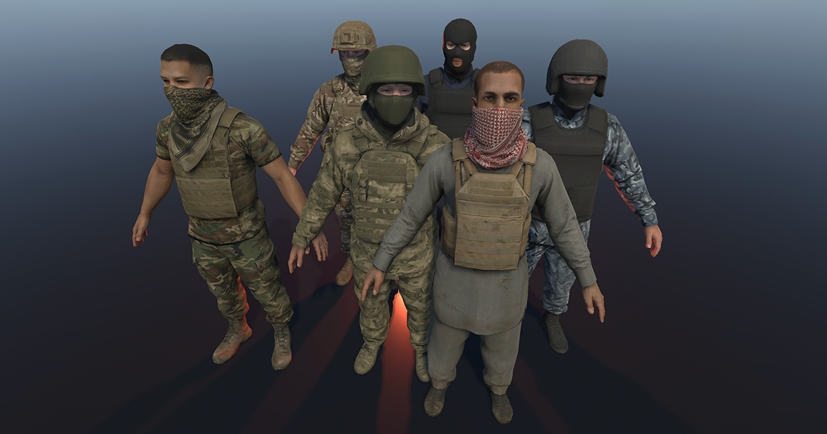 Special Forces vs Enemies – Shooter pack | 3D Humanoids | Unity Asset Store