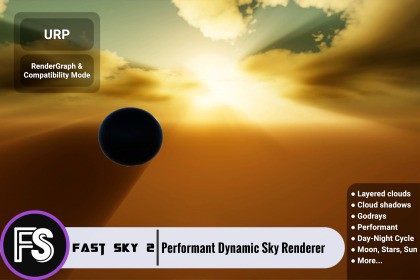 Fast Sky 2 - Performant Sky & Clouds Rendering Solution | Realistic & Stylized
