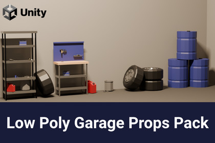 Low Poly Garage Props Pack