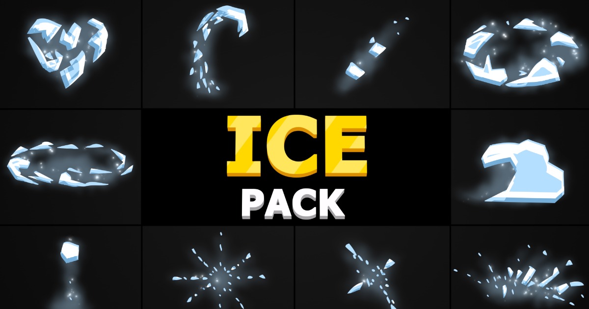 Cartoon Ice Pack | 2D Textures & Materials | Unity Asset Store