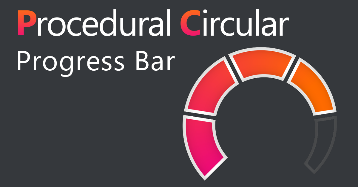 Procedural Circular Health and Progress Bars Pro | GUI 도구 | Unity Asset ...