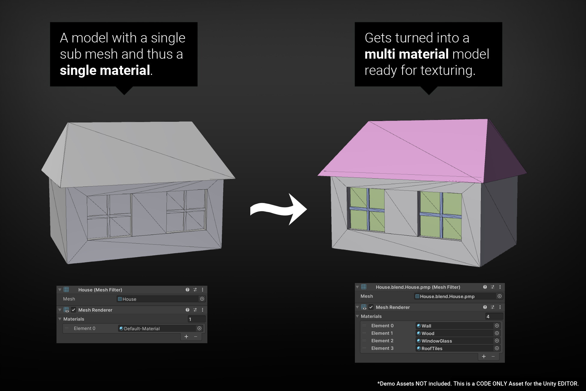 Polygon Material Painter - Sub-Mesh Editor | Modeling | Unity Asset Store