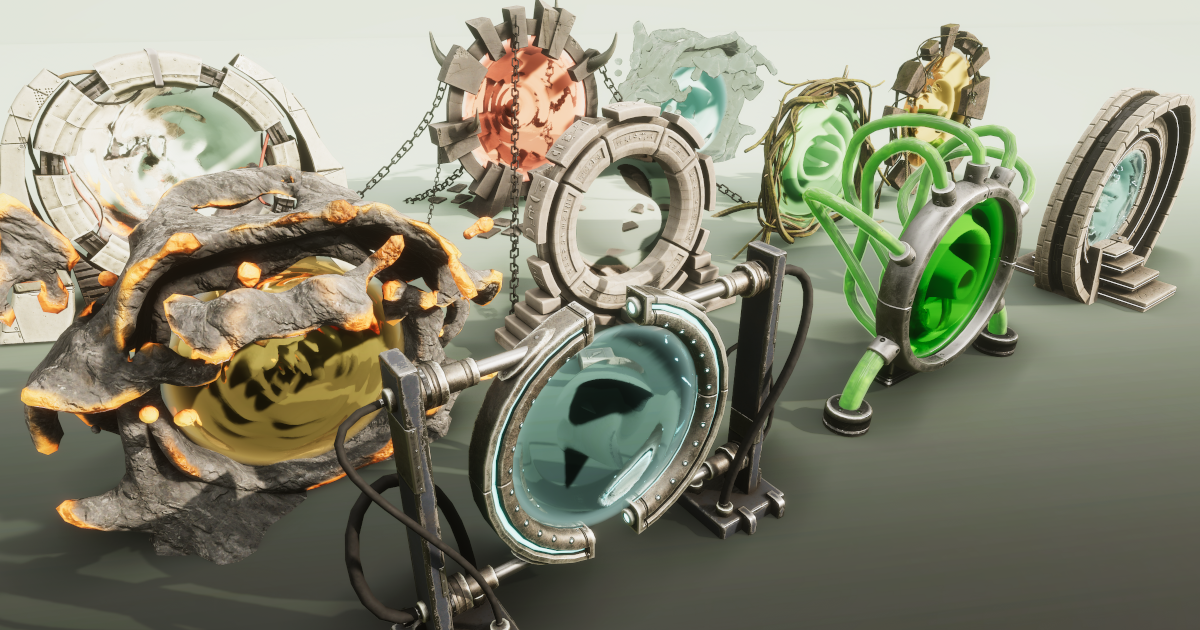 Portal Like Rendering Unity The Portal Collection | 3D Fantasy | Unity Asset Store