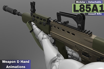 SA80 L85A1 Weapon (Fps-Tps)