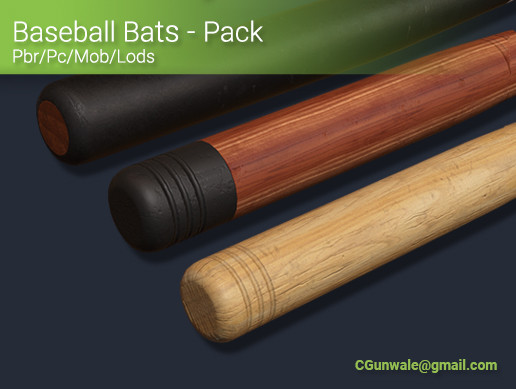 Baseball Bats – Pack | 3D Weapons | Unity Asset Store