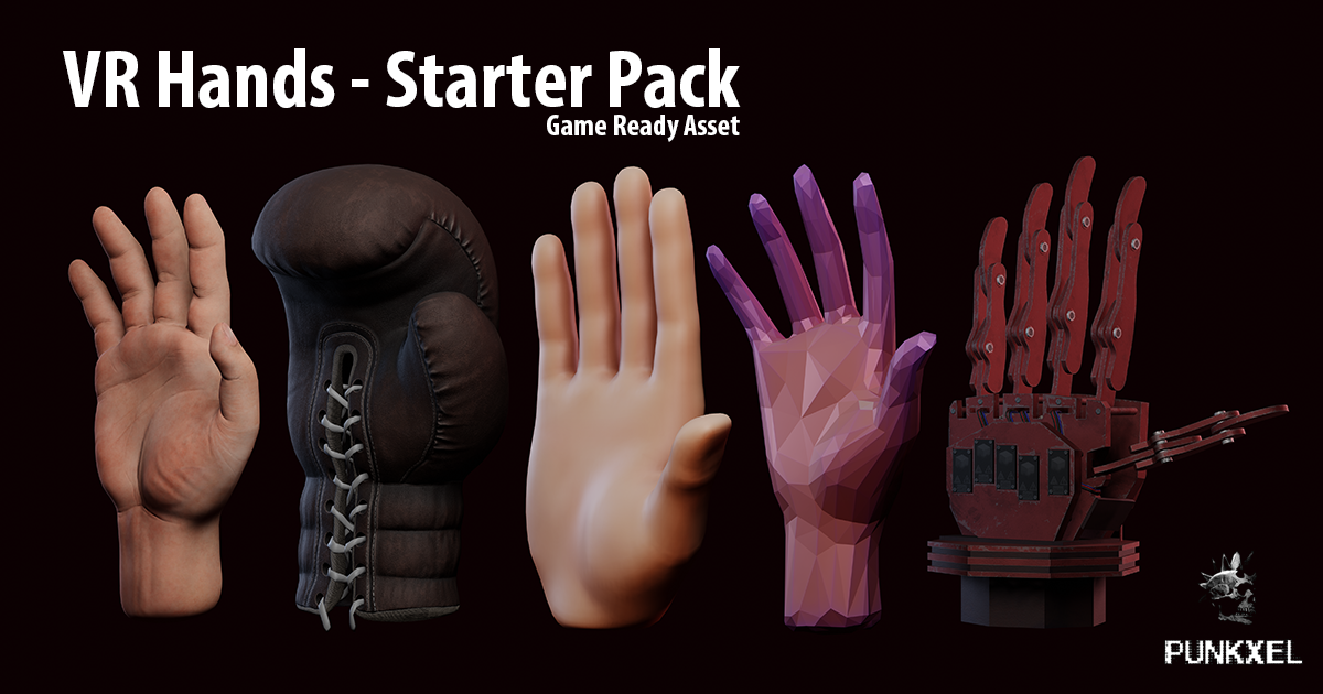 Free Vr Hands Unity – Oculus Hands Models – CMAZ