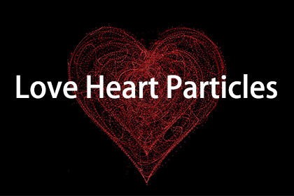 Love Heart Particles By maything