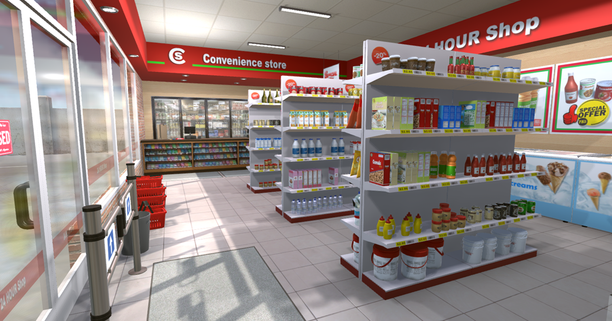 Convenience Store | 3D Interior | Unity Asset Store