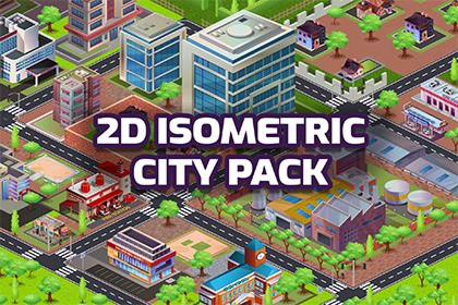2D Isometric City Builder Pack