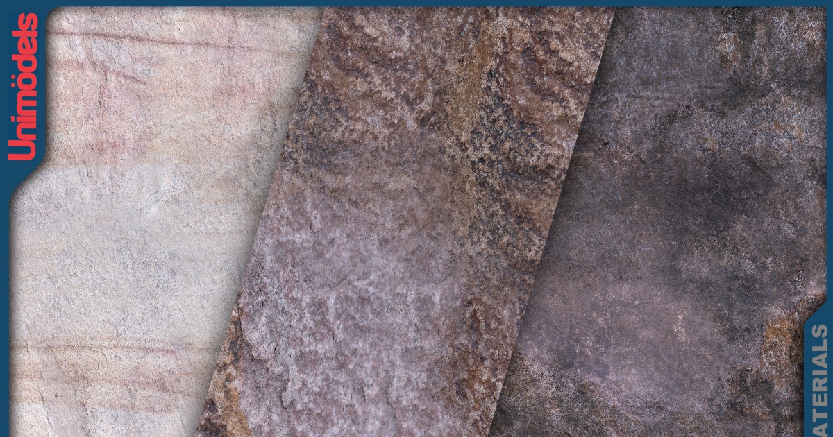 Unity Stone Ultimate Stone Collection Vol. 4: 20 Photogrammetry PBR Materials | 2D ...