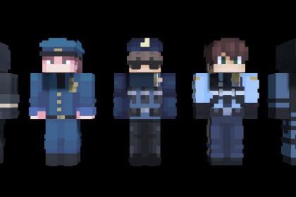 Voxel Police Character Pack