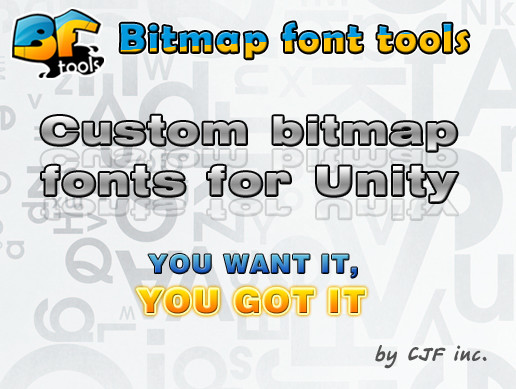 Bitmap Font Tools | 2D Fonts | Unity Asset Store