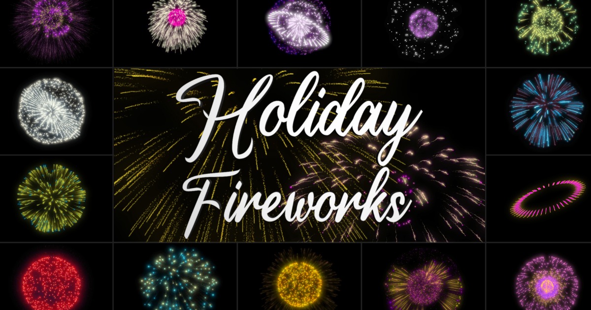 Holiday Fireworks | 2D Textures & Materials | Unity Asset Store
