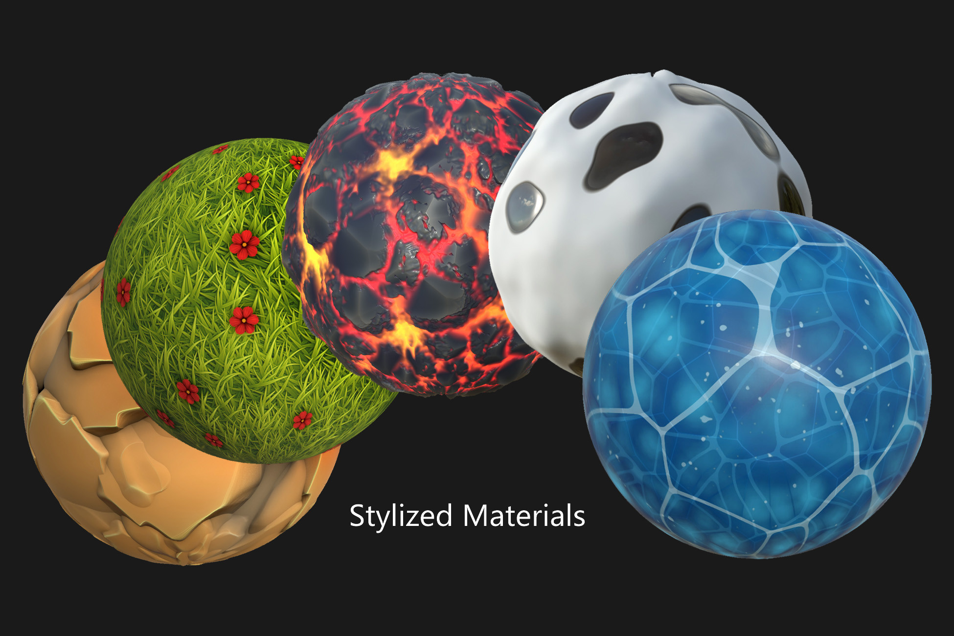 90+ Stylized Ground Textures | 2D Textures & Materials | Unity Asset Store