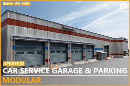 Modular - Car Service Garage & Parking (Interior & Exterior)