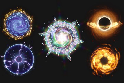 Stylized Portal VFX — 15 Procedural Portals