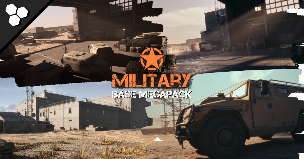 Military Base Megapack (Modular Military Base, Military Facility, Outpost, Army)