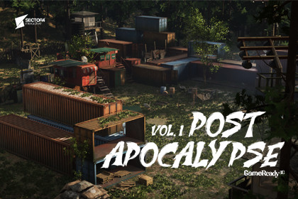 Post Apocalyptic Modular Environment Pack – Survival Buildings & Props