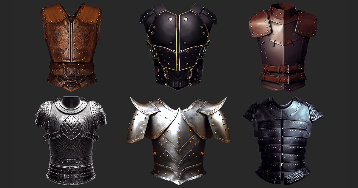 100 Chest Armor Pieces 2D Icons Unity Asset Store