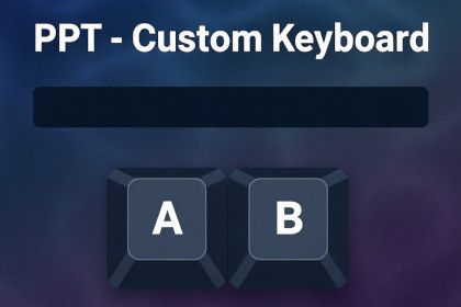 PPT-CustomKeyboard