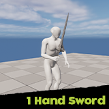 Locomotion 1Hand Sword Animation