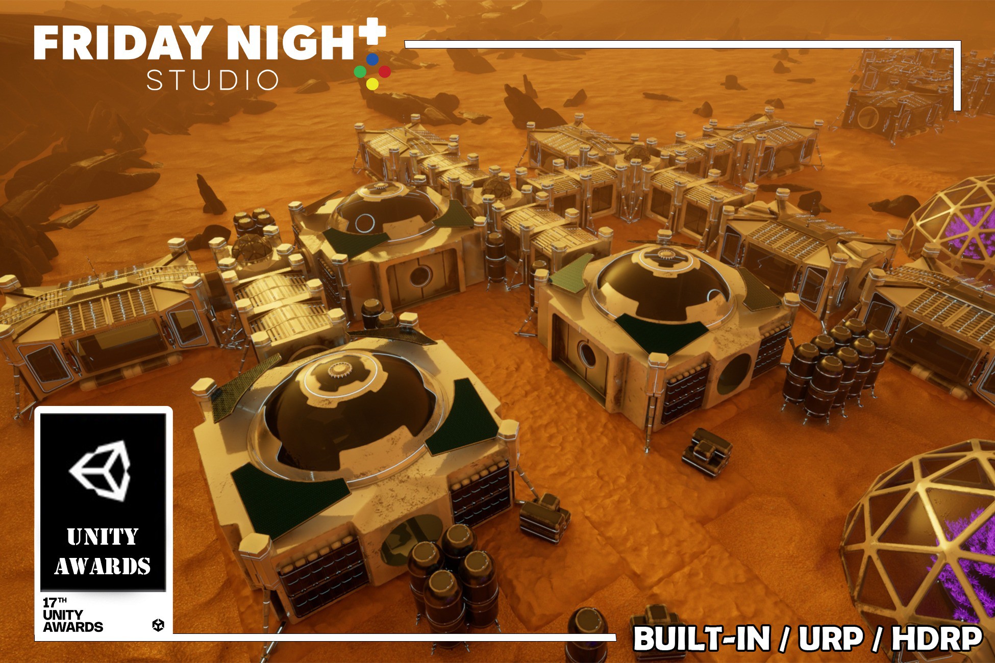 Base Unity Environment Futuristic Mars Colony Base – Modular Sci-Fi Environment | 3D Sci-Fi ...