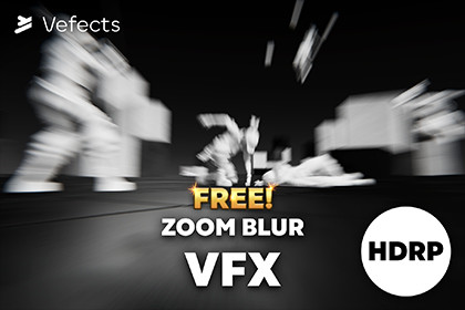Easy Zoom Blur - HDRP