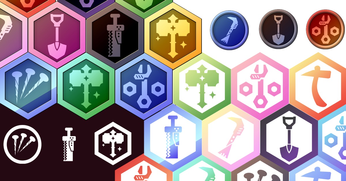 Unity Tools Icons Set Weapon and Job Icon Vol7 | 2D Icons | Unity Asset Store