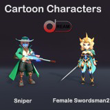 Cartoon Characters Pack10