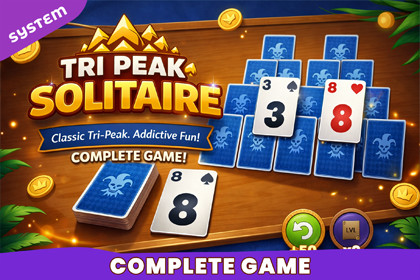 Tri Peaks Solitaire | Template + Editor