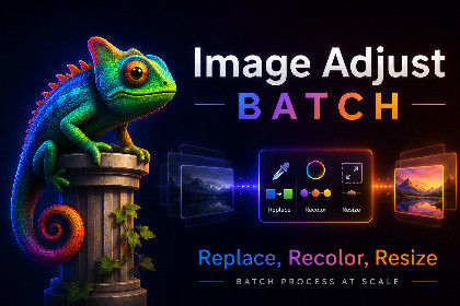 Image Adjust Batch (Replace, Recolor, Resize)