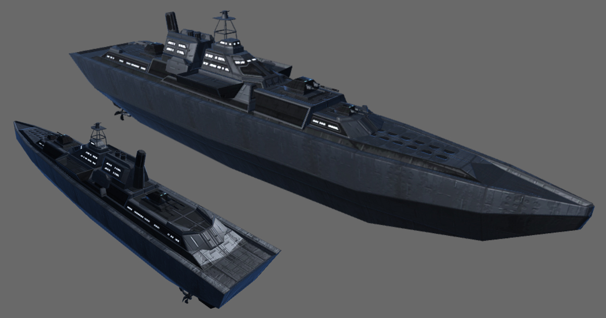 Naval Fleet Ship A001 | 3D Sea | Unity Asset Store