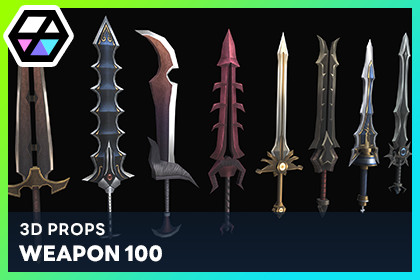 3D Props - Weapon 100