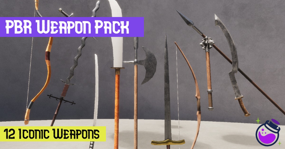PBR Weapon Pack | 3D Weapons | Unity Asset Store
