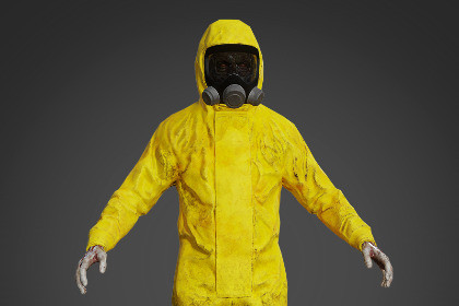 Zombie hazmat suit