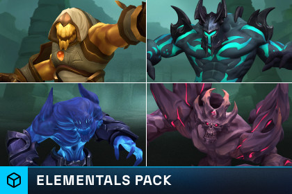 Stylized Fantasy Elementals Pack #2
