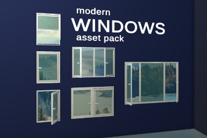 Modern Window: Ready to open