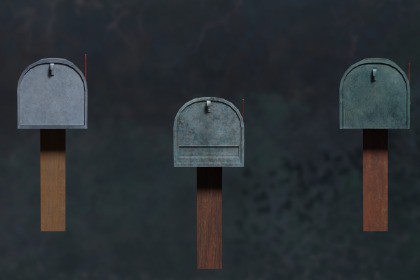 American Mailbox Series City Services Post G1 - N1-3
