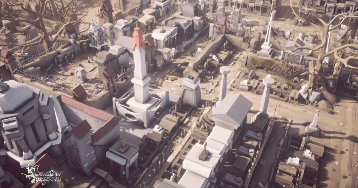 Gravefield Cemetery Kit - PRO - NecroPOLY | 3D 都市 | Unity Asset Store