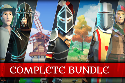 Low Poly Complete Bundle -LOWPOLY MEDIEVAL FANTASY SERIES