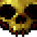 2D Pixel Art Skull Icons / Emblems