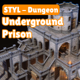 STYL-Underground Prison - Stylized Modular Dungeon Kit