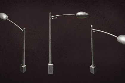 Lamp Street LightPost Series ModernUrbanLux LT1 N4