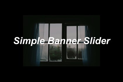 Simple Banner Slider