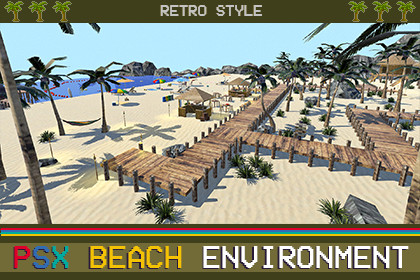 PSX Beach Environment & Props Pack