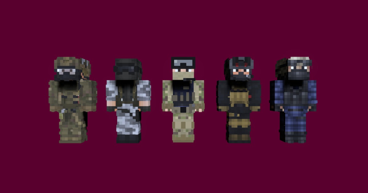 Voxel Military Character Pack | 3D Characters | Unity Asset Store