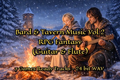 Tavern & Bard Music Vol. 2 – RPG Fantasy (Guitar & Flute)