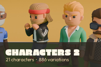 Characters : Low Poly Cute