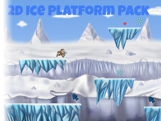 2D Ice Platform Pack | 2D Environments | Unity Asset Store